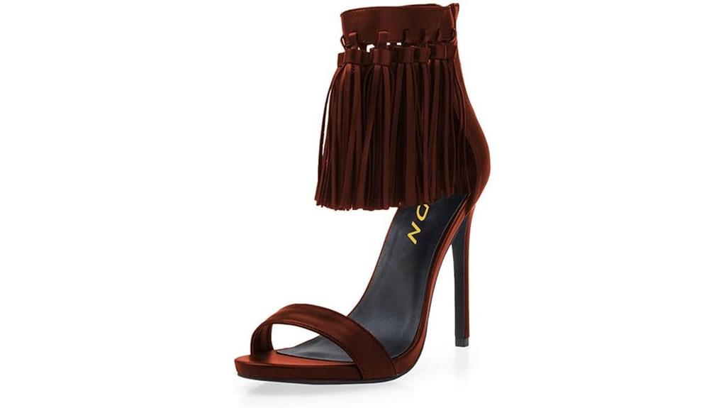 women s open toe heeled sandals