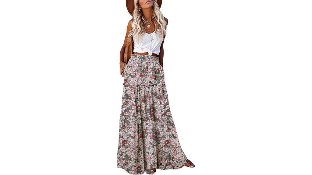 women s paisley maxi skirt