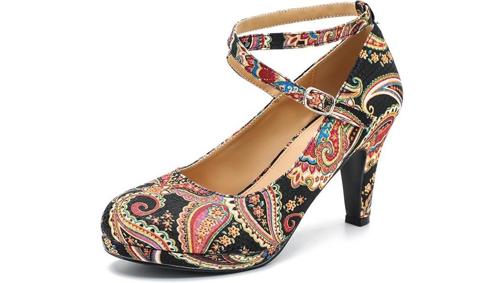 women s platform heel pumps