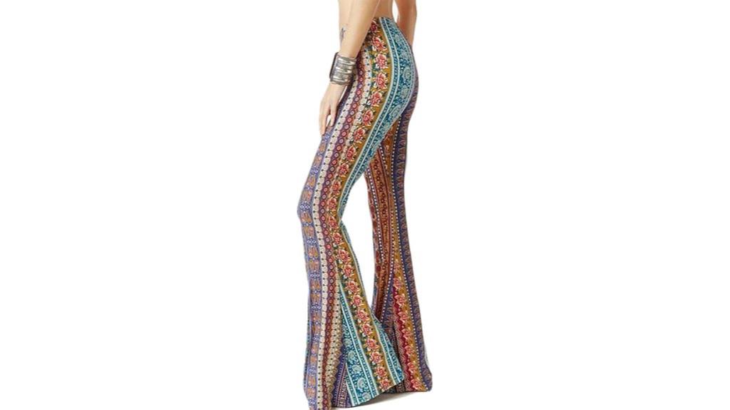women s print bell bottoms