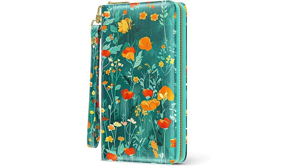 women s rfid wristlet purse