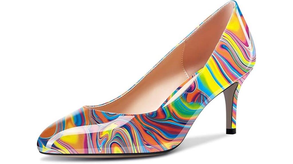 women s round toe pumps