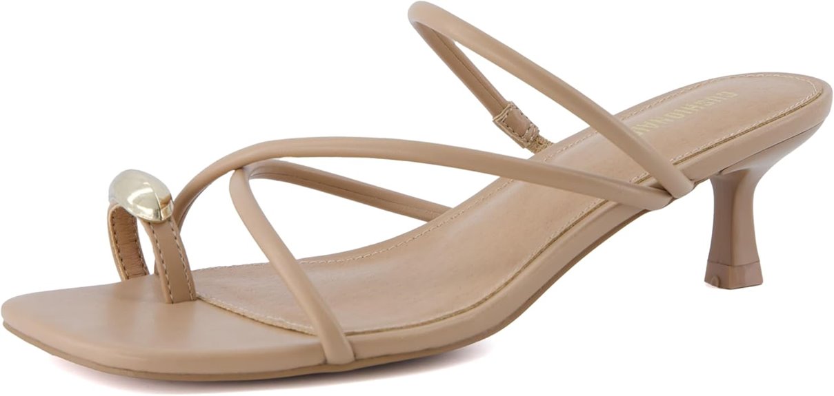 women s slip on kitten heel
