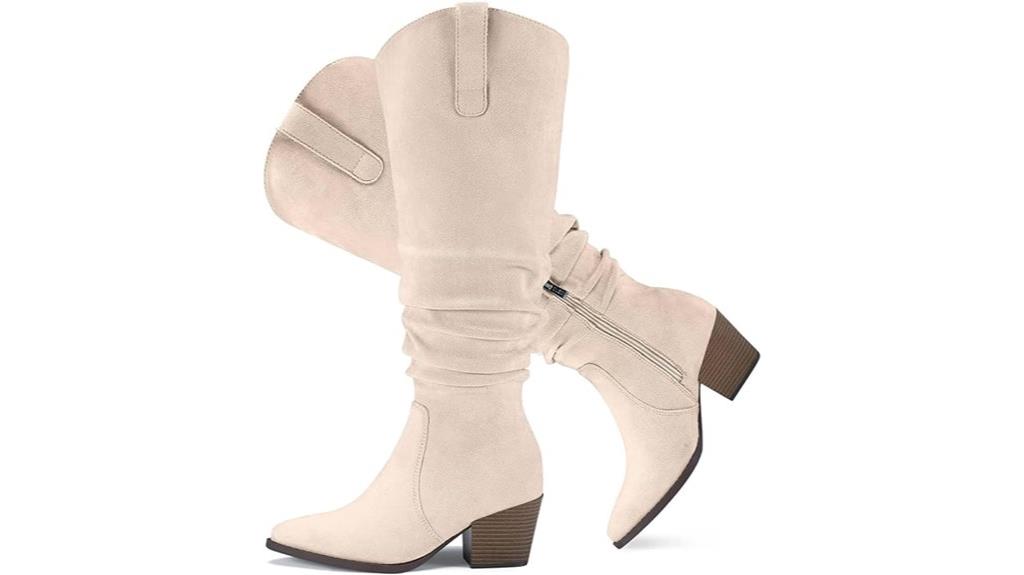 women s slouchy knee boots