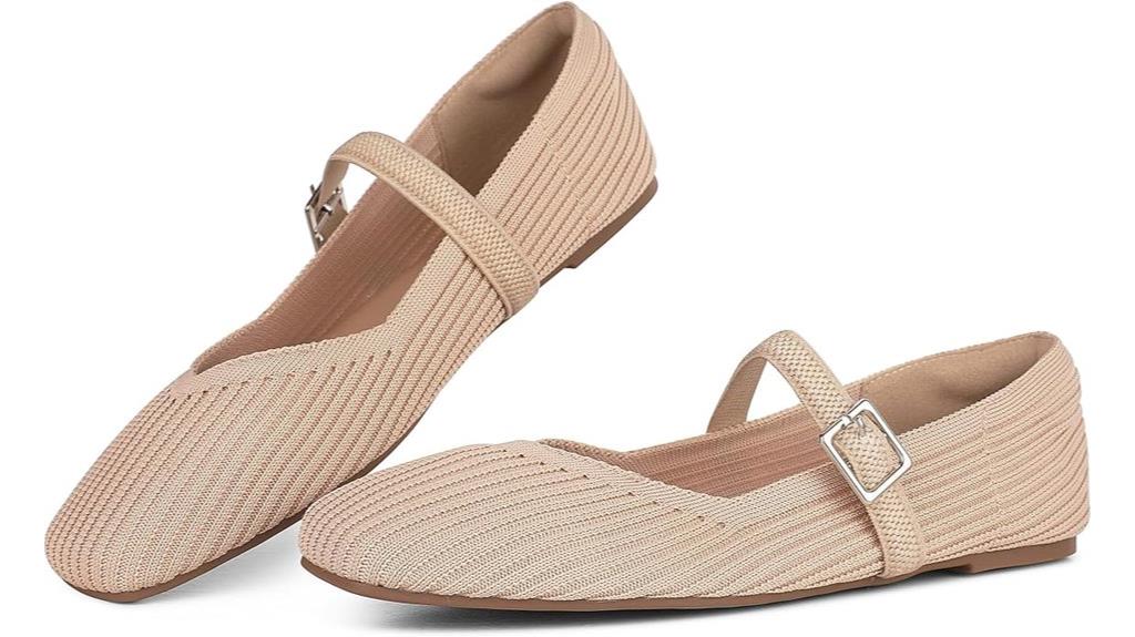 women s square toe flats
