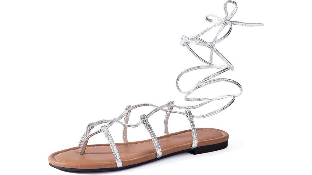 women s strappy leather sandals