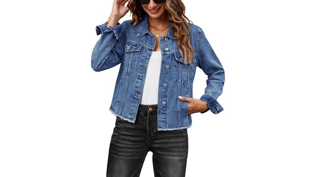 women s stylish denim jacket