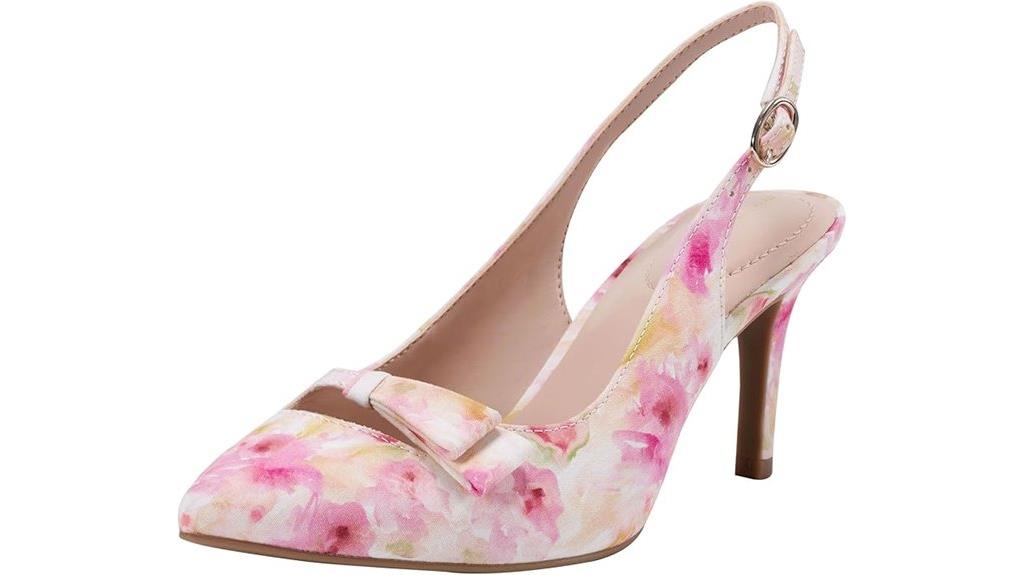 women s stylish heeled pump