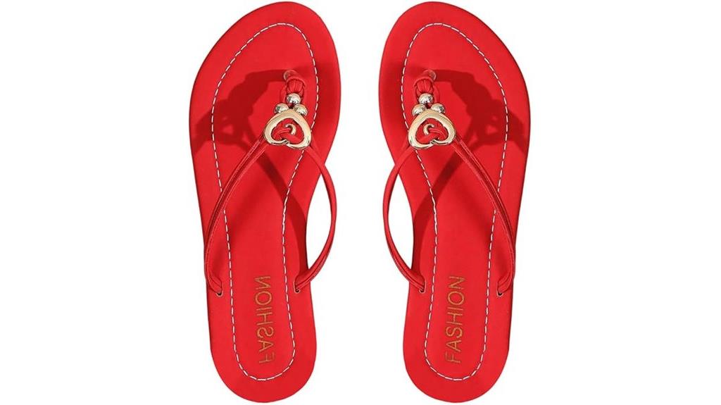 women s summer beach flip flops