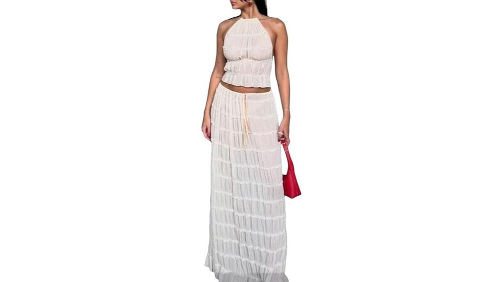 women s two piece skirt set