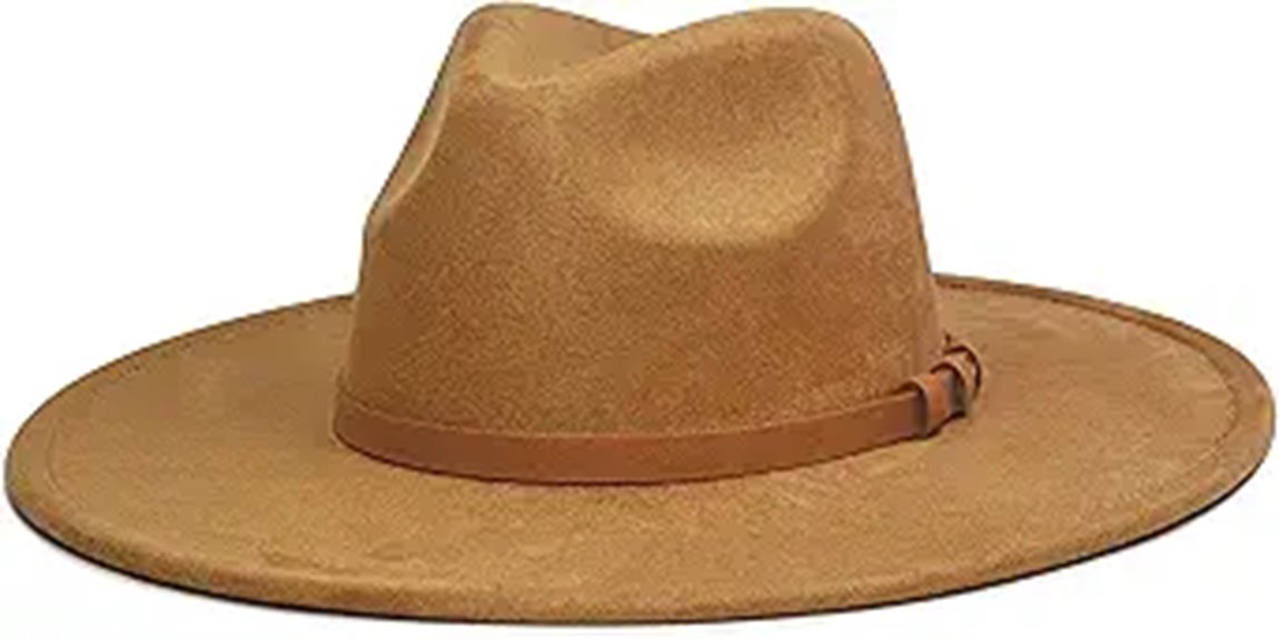 women s wide brim fedora