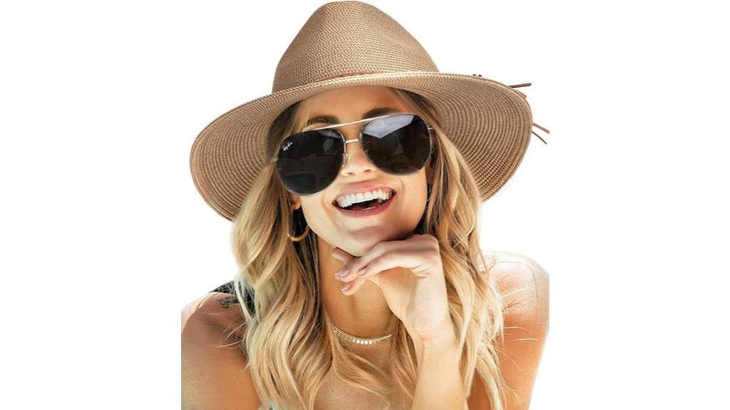 women s wide brim straw hat
