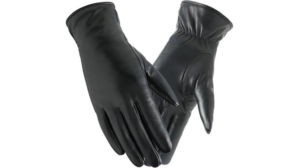 women s winter leather gloves