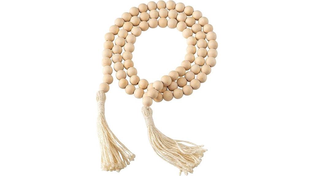 wooden beads garland decor