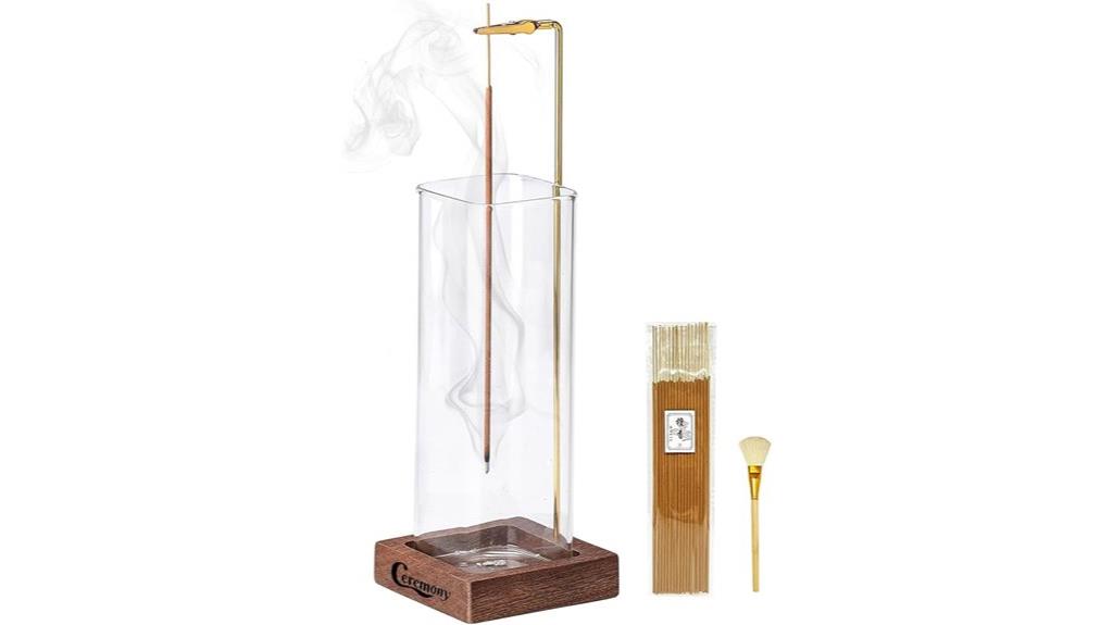 wooden incense ash catcher