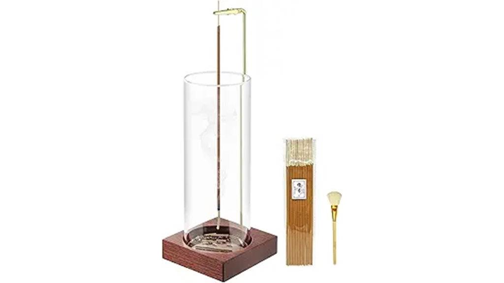 wooden incense ash catcher