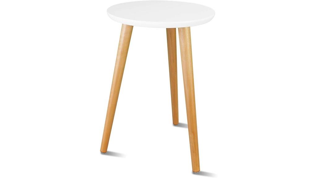 wooden mid century plant stand
