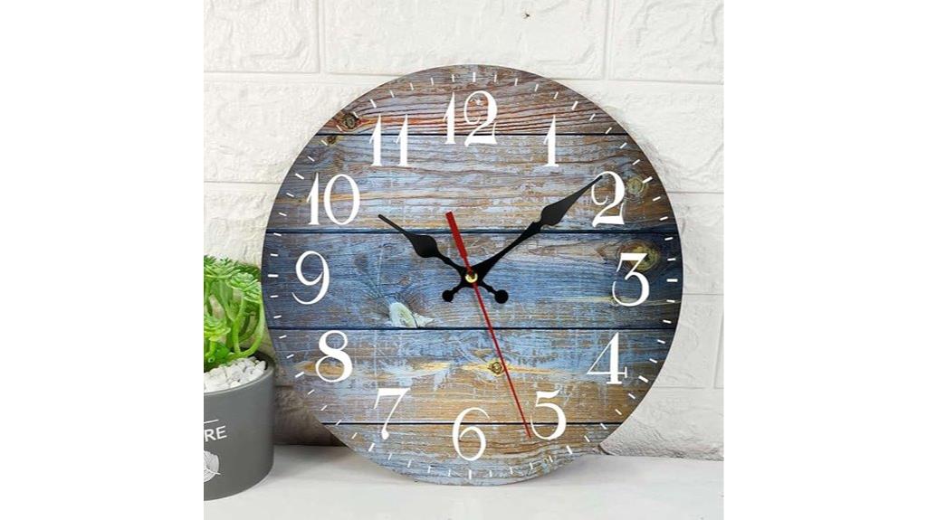 wooden wall clock