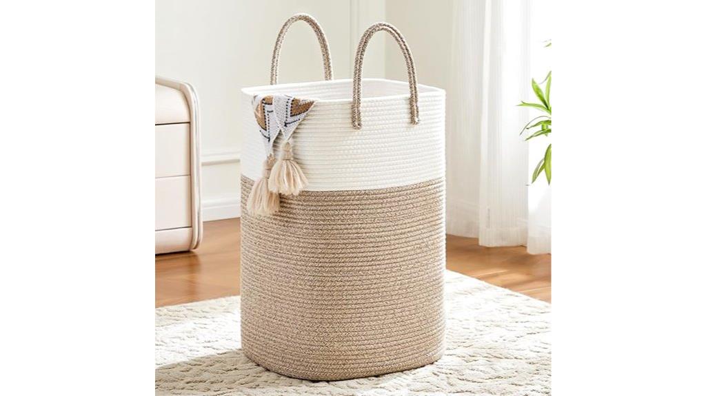 woven cotton rope laundry