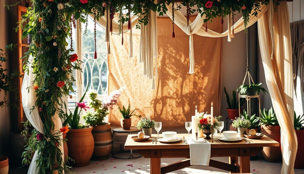 bohemian wedding decorations