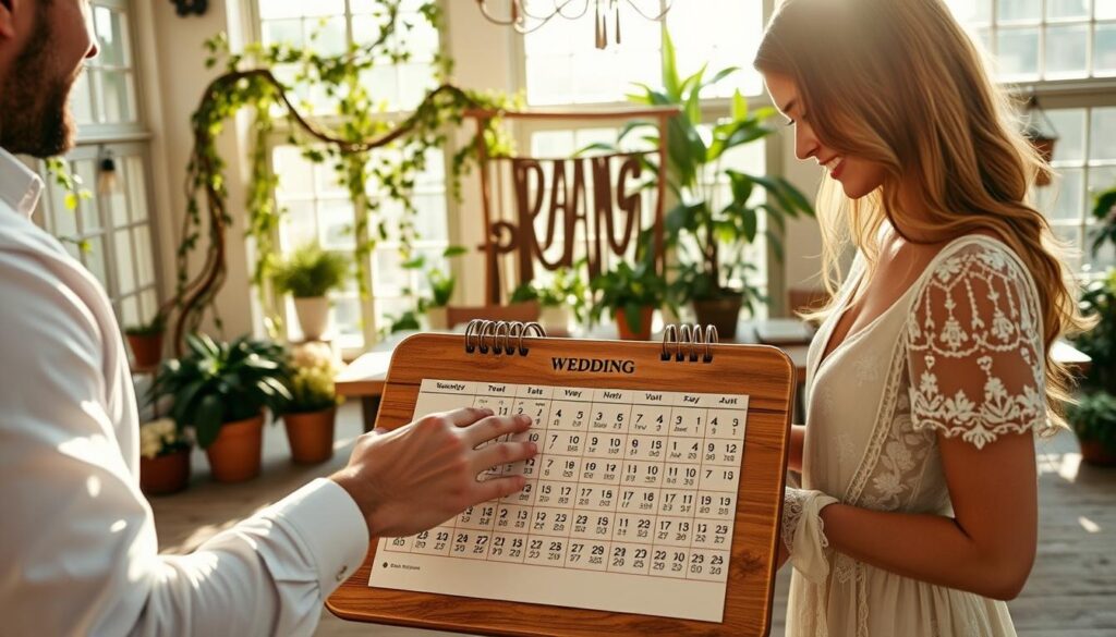 wedding date selection