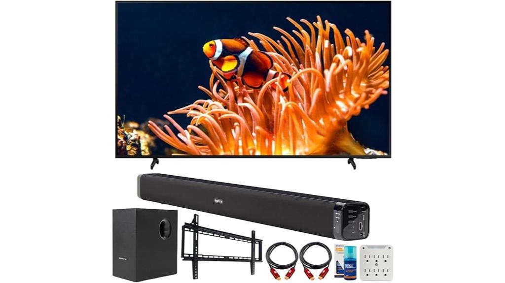 85 inch 4k smart bundle