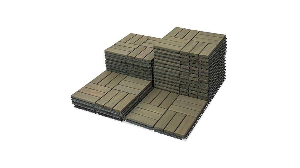 acacia green patio tiles