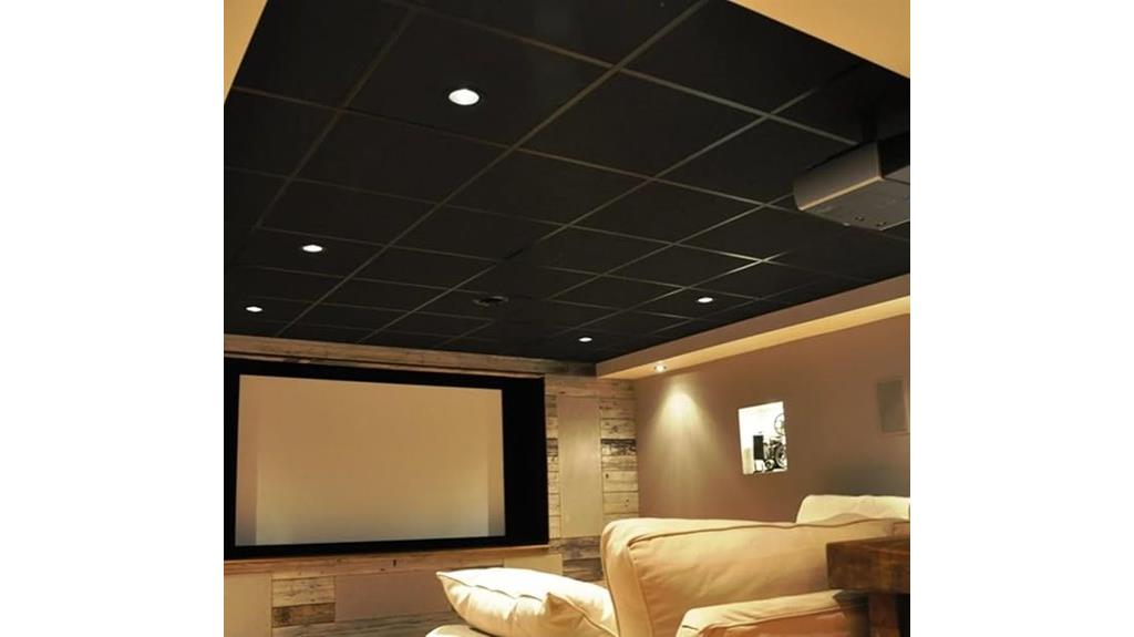acoustic drop ceiling tiles