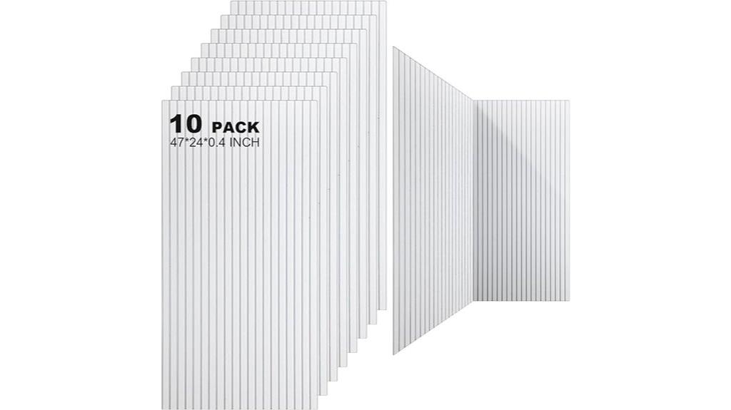 acoustic wall panel pack