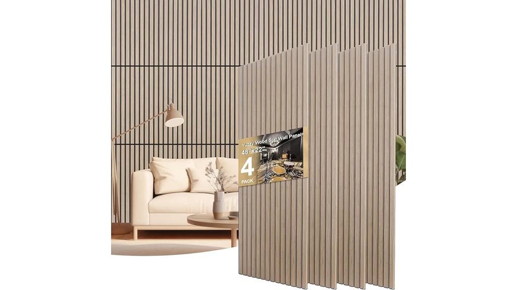 acoustic wooden panel set