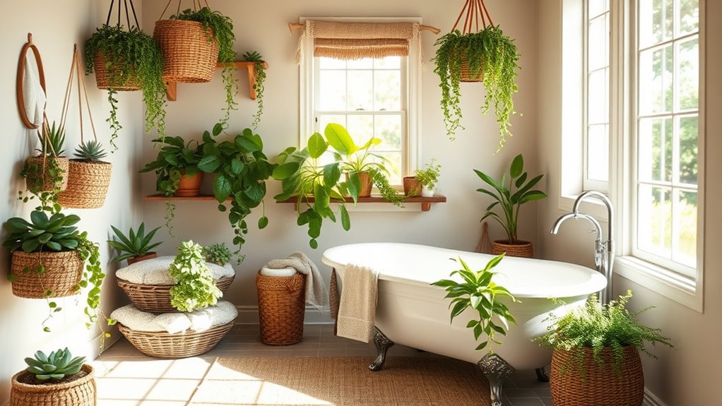 add greenery for tranquility