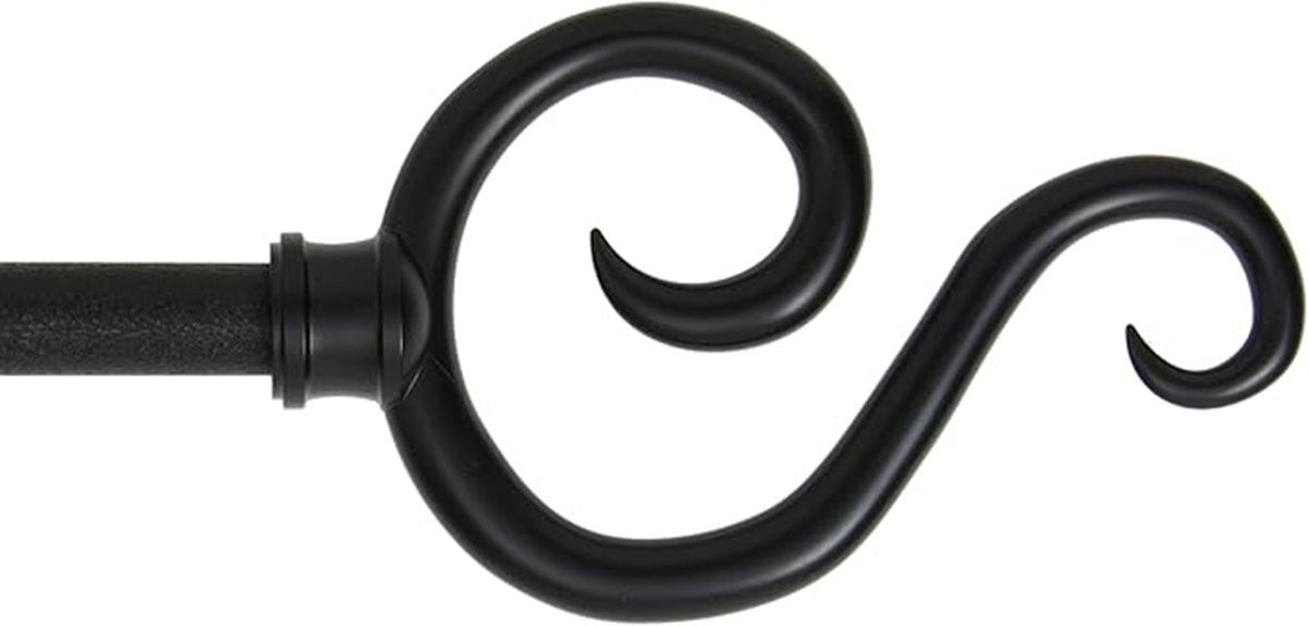 adjustable plastic curtain rod