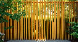 affordable bamboo privacy fencing