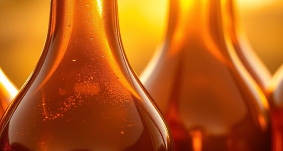 amber glass october style