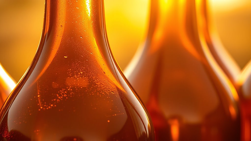 amber glass october style