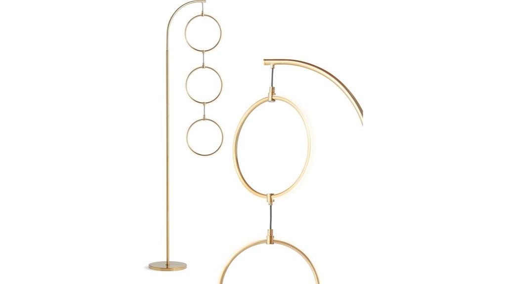 antique brass floor lamp