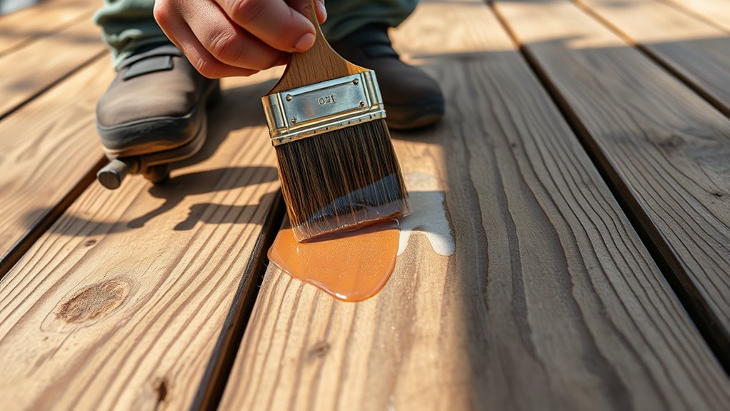 apply sealant evenly carefully