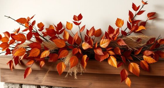 autumn branch decor arrangement