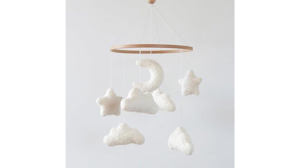 baby mobile with moon