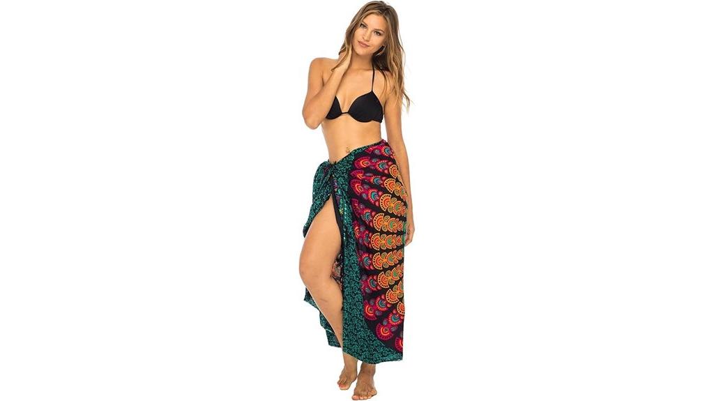bali inspired sarong bikini cover
