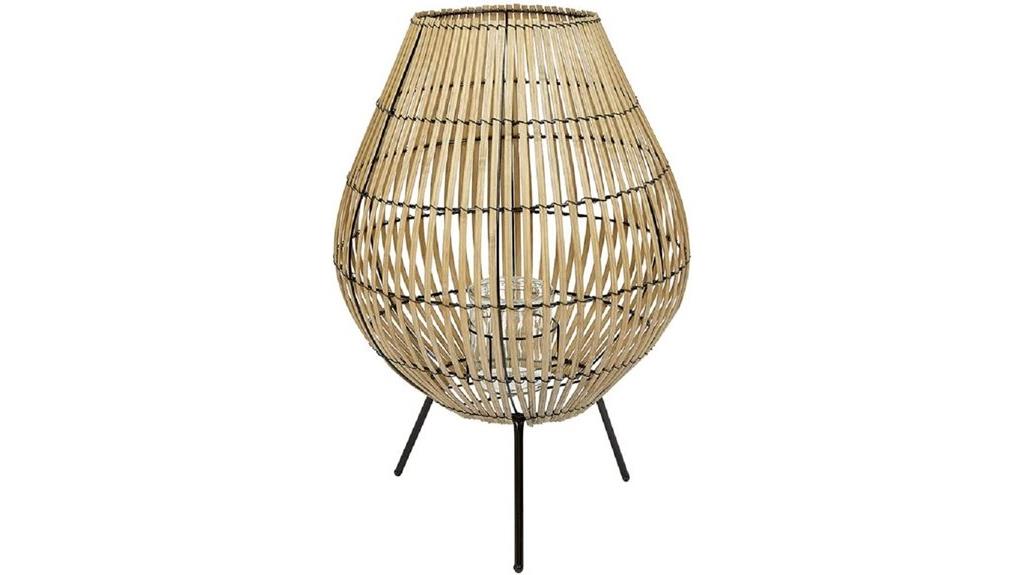 bamboo lantern candle holder