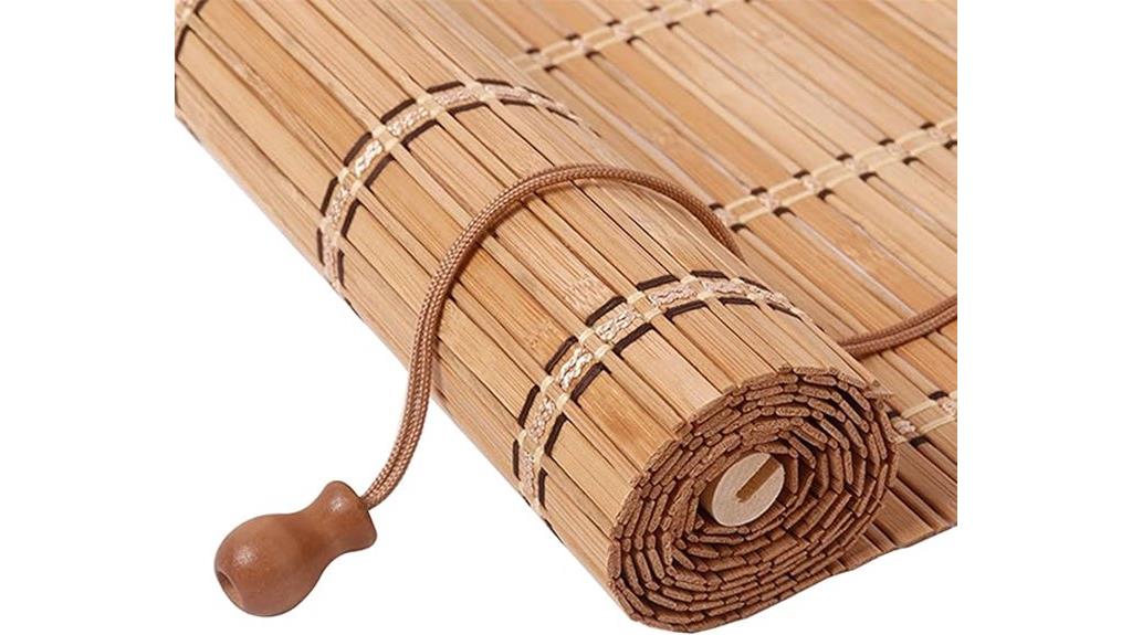 bamboo roman roller blinds