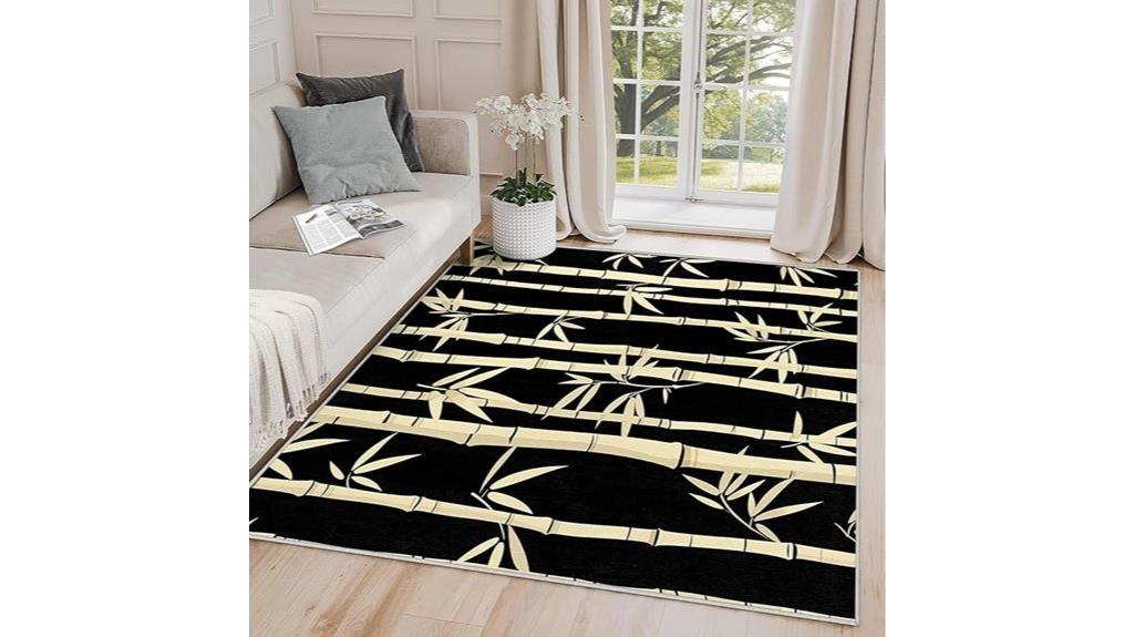 bamboo zen japanese rug