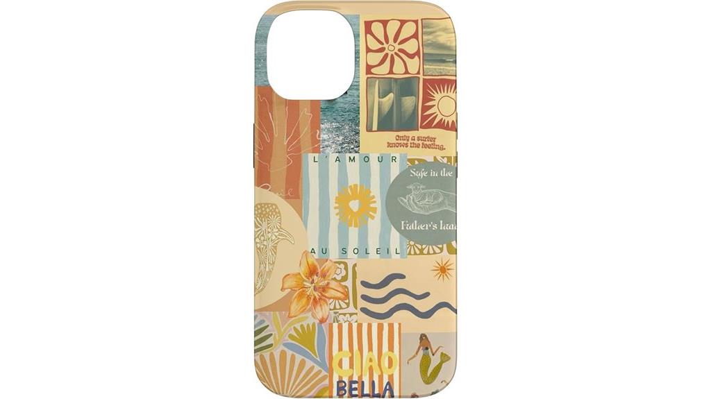 beach themed boho iphone case