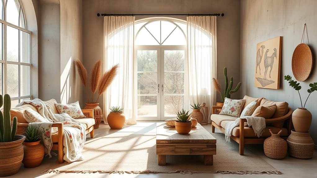 blended modern cozy styles