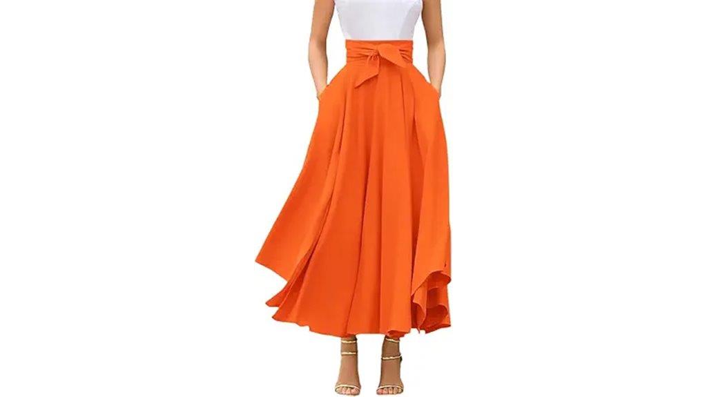 bohemian high waist skirt