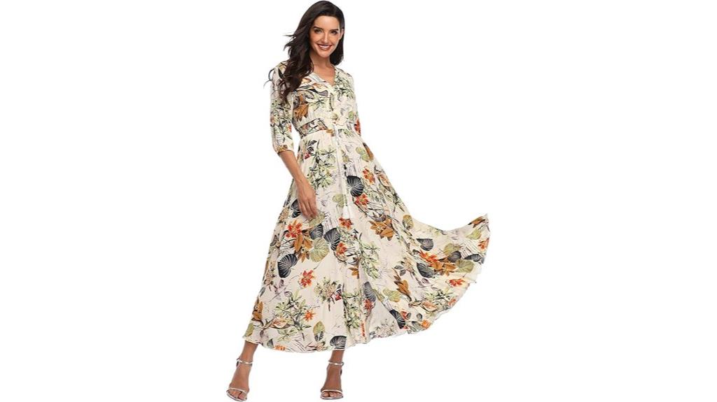 bohemian summer maxi dress