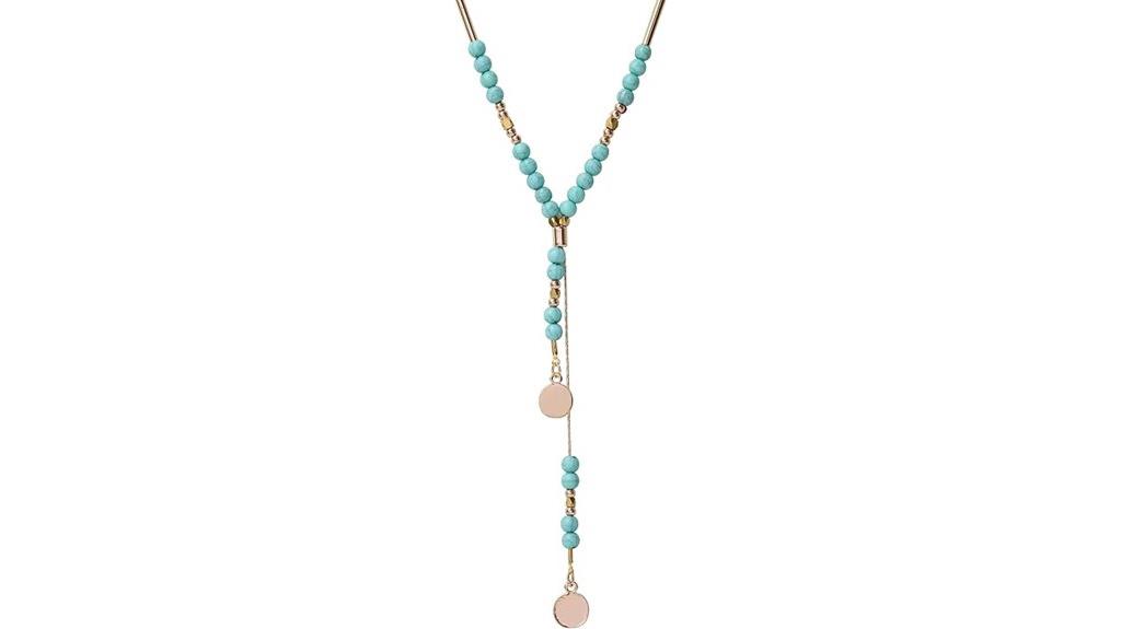 bohemian turquoise necklace