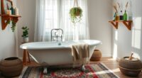 boho bath sanctuary ideas