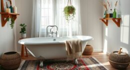 boho bath sanctuary ideas